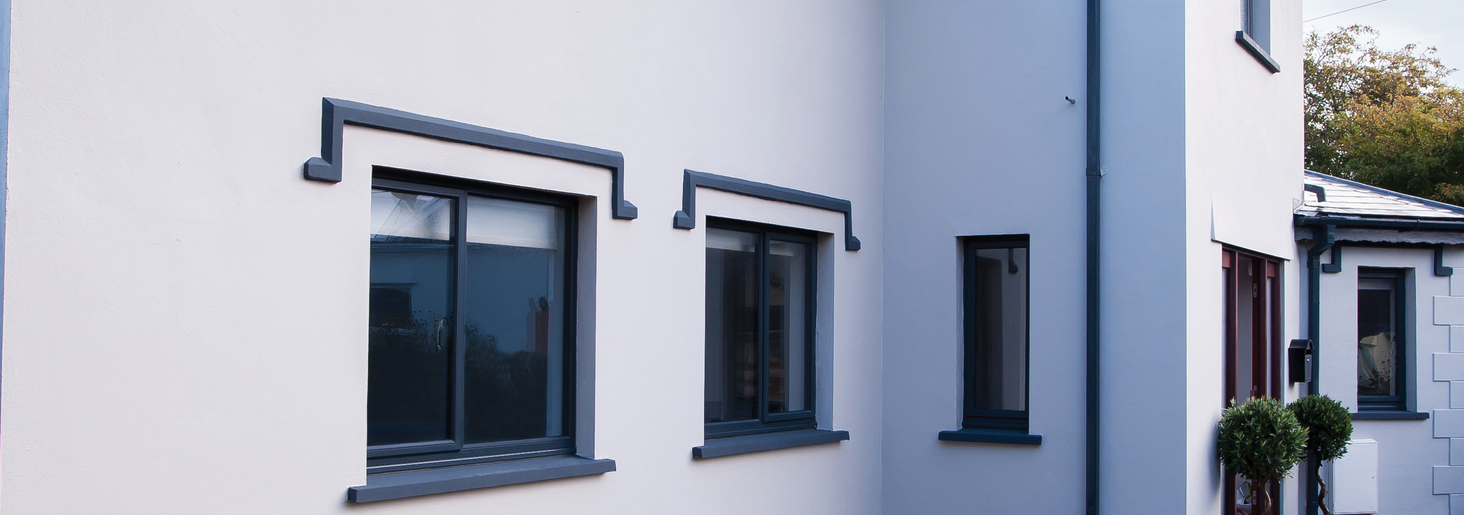 Slimline aluminium windows