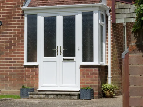 French Doors on Porch