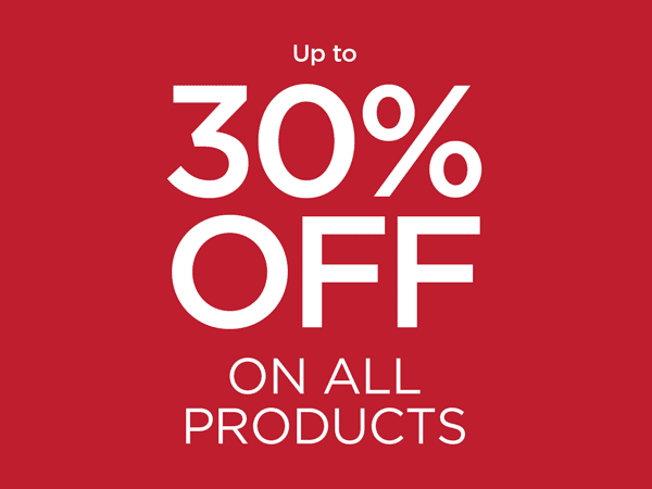 Up To 30% OFF On All Products