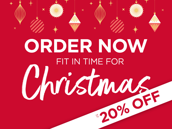 Order Now Fit In Time For Christmas Plus Up To 20% OFF